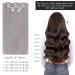Vivien Grau Clip-In Extensions | 18 Real Remy Hair - Gray Silber 120g 7PCs - Premium Quality Hair Extensions - Buy Online on GoSupps.com