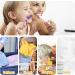 Buy VOCOSTE Vertical Stripe Toothbrush Case - Travel-Sized Plastic Holder for Business & Personal Use | Purple 7.87 x 1.18 - Buy Online on GoSupps.com
