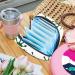 Women Frog Paw Print Napkin Storage Bag | Portable Zippered Pouch for Teen Girls & Ladies - Perfect for Travel & Home - Buy Online on GoSupps.com
