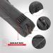 KONLLEN 3x4 Oxford Cloth Pool Cue Case - High Capacity Billiard Cue Stick Carrying Bag (Dark Grey) - Buy Online on GoSupps.com
