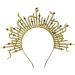 LaVenty Medusa Headpiece Medusa Crown Gold Snake Headband Medusa Costume Accessories Goddess Costume Women Halloween Christmas Party Costume Golden Diamonds