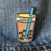 On Point Pins Boba Bubble Tapioca Pearl Milk Tea Brooch Badge Enamel Lapel Pin - Buy Online on GoSupps.com
