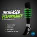 Shop CFA V1 Compression Socks for Men & Women | Ideal for Running Gym & Recovery - Sustainable Danish Design | 2 Pairs - Black/Gray - Buy Online on GoSupps.com