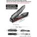 Premium Nail Clippers with Catcher - No Splash Stainless Steel Fingernail & Toenail Cutters for Thick Nails - Includes Custom Flannelette Bag Storage - Buy Online on GoSupps.com