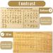Braille Alphabet Board 8.7x6.3 Inches Wood | Educational Tool for Sight Learning & Games | Montessori Braille Fingerboard - Buy Online on GoSupps.com