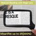 Folding Handheld Magnifying Glass with Light - 3X Large Rectangle Magnifier with Dimmable LED for Seniors and Low Vision - Ideal for Reading, Books, Newspapers - Great Gift for Macular Degeneration - Buy Online on GoSupps.com