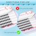 Buy Individual Eyelashes Prousaky - 100 Pcs DIY Extensions Thick 0.07mm 10mm Length - Buy Online on GoSupps.com
