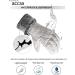 accsa Women Winter Ski Glove - Waterproof 3M Thinsulate Warm Windproof Gray-White with Gray Fur Medium - Buy Online on GoSupps.com