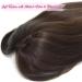 Ms Taj Hair Toppers 18 Dark Brown with Highlights | Long Layered Synthetic Hair Pieces for Women | Clip-in Hair Toppers for Thinning Hair - Buy Online on GoSupps.com