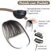 Zynery 4-Piece Clip-In Bangs & Pony Hair Extensions | Fake Bangs & Fringe for Women - Light Brown Dark Brown Black - Buy Online on GoSupps.com