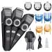 BarberBoss 3 in 1 Facial Grooming Kit Beard & Detail Grooming Set Hair Clippers Men Mens Grooming Kits 100% Waterproof Hair Trimmer Men Beard Trimmer Men
