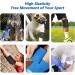 Fikiro 8 Self-Adhering Cohesive Bandage for Dogs - 5cm x 4.5m (Black/Blue) | Fix Fingers Hands Toes & Feet - Best International Shipping - Buy Online on GoSupps.com