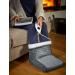 MONZANA Electric Foot Warmer - 6 Heating Levels 90 Min Timer Washable Grey - Overheat Protection & Comfort for Cold Feet - Buy Online on GoSupps.com