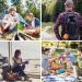 4 Pack Silicone Collapsible Travel Cup Set with Lid - Reusable & Expandable Drinking Mug for Camping and Hiking - Buy Online on GoSupps.com