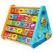 Towo wooden toy motor toys play center made of wood with writing board Abakus letters Numbers Colors watch pictures - learning toys from 1 year - gift idea birthday baby child toddler