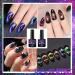 YEPYEPGO Cat Eye Gel Nail Polish - 9D Upgrade with Black Color, High Pigment Magnetic Galaxy Chameleon Effect - Professional Salon Use - Buy Online on GoSupps.com