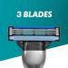 Gillette Mach3 Men's Razor + 12 Razor Blade Refills - Smooth Shave with 3 Blades - Buy Online on GoSupps.com