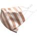 Shop Mulberry Silk Face Mask by 22Silk - Fashionable Reusable Adjustable 3D Chin Design Breathable 100% Grade 6A Silk (Stripe - Nude) | International Shipping - Buy Online on GoSupps.com