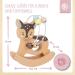 Bieco Motoric Loop Reh with Seesaw | Best Wooden Toy for Babies 1+ | Cute Labyrinth Game | Soft Colors | Motor Skills Development - Buy Online on GoSupps.com