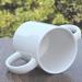 Dual Handle Mug (Double Grip Mug) to Aid Tremors  MICROWAVE SAFE  11.83 US Fl. Oz. (350 Ml)  BPA-FREE - WHITE Color - Buy Online on GoSupps.com