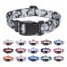 Suredoo dog collar adjustable soft & comfort nylon dog collar for small medium-sized dog puppies (s camo gray) s (neck circumference 25-40 cm width 1.5 cm) camo gray