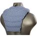 Blue-White Cherry Stone Neck Pillow with Back Heat Pad | Comfort & Relaxation for International Shipping - Buy Online on GoSupps.com