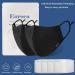 Euroca Cloth Face Mask 3 Layer Reusable Washable and Adjustable with Filter Pocket for Adult -2 Packs with 4 Filters included (Black & Grey Large) - Buy Online on GoSupps.com
