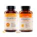 NatureWise Vitamin D3 5000IU (125mg) 360 Count + Vitamin C 1000mg Capsules 120 Count - Bundle for Daily Immune & Heart Health - Gluten Free Non-GMO Halal Gelatin