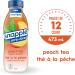 Snapple Zero Naturally Flavoured Peach Tea 473mL 12-Count & Naturally Flavoured Fruit Beverage Lemonade 473mL 12-Count - Buy Online on GoSupps.com