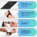 Finger Pavement Self-Adhering Plaster Roll - 8x Waterproof Elastic Tape (2.5cm x 4.5m) - Black Dust & Dirt Repellent - Pack of 8 Rolls - Buy Online on GoSupps.com