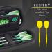 Casemaster Sentry Dart Case - Slim EVA Shell for Steel and Soft Tip Darts - Holds 6 Darts with Built-in Storage - Black - Buy Online on GoSupps.com