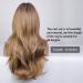 Ombre Brown Curly Wigs for Women - Heat-Resistant Synthetic Haircube Ponytail Wig for Daily Use - Buy Online on GoSupps.com