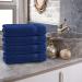 Class Home Collection Terry Guest Towels - Pack of 4 100% Cotton Navy 30x50 cm - Perfect for Elegant Bathing Needs - Buy Online on GoSupps.com