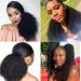 TEESONG Hair Chignon 8-30 Inch Afro Shaggy Drawstring Ponytail Hair Extensions Curly Clip-on Brazilian Real Hair for Black Women Ponytail Messy Bun Hair Piece (Size : 20 inch) - Buy Online on GoSupps.com