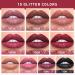 Buy Waterproof Glitter Liquid Lip Gloss | Long Lasting Metallic Diamond Shimmer Lipstick for Women & Girls - Buy Online on GoSupps.com