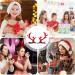 kagrote Christmas Hair Clips - Santa Claus Reindeer Ears Barrettes | Portable Reindeer Antlers Ears Barrettes for Family Women Horn - Buy Online on GoSupps.com