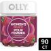 OLLY Women's Multi Gummy Supplement with no artificial flavours and colours Blissful Berry multivitamin to help support women's health 45 day supply 90 gummies Women's Multivitamins MultiGummies - Buy Online on GoSupps.com