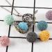 Buy Bivei Aromatherapy Essential Oil Lava Stone Diffuser Necklace - Vintage Bronze Locket with 7 Oval Lava Beads - International Shipping Available - Buy Online on GoSupps.com