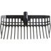 Kerbl Dung Fork EcoFOFOF - 16 Tines Black Durable Plastic Hay Fork (28 x 30 cm) - International Shipping Available - Buy Online on GoSupps.com