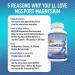 Magnesium Supplement Complex MGSPORT - High Absorption Supplement with Vitamins B6 D E - Relieves Leg Cramps & Muscle Support - 100 Servings Unflavored 100 Count (Pack of 1) - Buy Online on GoSupps.com