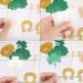 ALEGRE Pack of 24 Lucky Clover Cupcake Toppers St. Patrick's Day Cake Decoration Glitter Horseshoe Muffin Decoration St Patrick's Party Cake Decoration Cupcake Toppers for St. Patricks Baby - Buy Online on GoSupps.com