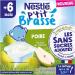 Nestl B b P'tit Brass Milk Pear without Added Sugars - From 6 Months - 4 x 90 g - Buy Online on GoSupps.com