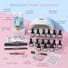 SPTHTHHPY Gel Nail Polish Starter Kit 12 Colours Gel Nail Polish and 120ML Nail Polish Remover with 120W Nail Lamp Glossy & Matte Top and Base Coat Manicure Tools for Beginner Beach Vacation - Buy Online on GoSupps.com