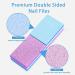 Buy CGBE 50-Piece Nail Buffer Blocks - Double-Sided 100/180 Polishing Blocks for Gel and Acrylic Nails - Washable Nail Files in Blue/Purple - Buy Online on GoSupps.com