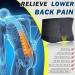 Breathable Lumbar Support Brace for Lower Back Pain Relief - Heavy Lifting, Sciatica, Scoliosis - Large Size (29.1''-35.4'' Waist) - Men, Women - Buy Online on GoSupps.com