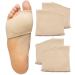 ZenToes Metatarsal Pads for Women and Men - 2 Pairs Ball of Foot Cushions (Small, Beige) Beige Small
