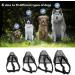 Breathable Dog Muzzle - Rounded Mesh for All Sizes | Prevents Biting & Chewing (Red) - Buy Online on GoSupps.com