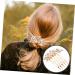 Mikinona issue card hair accessories rhinestone accessories for women Fashion hair hair comb eyebrow brush mini bangs comb rhinestone headpiece bride Miss Hair up accessories - Buy Online on GoSupps.com