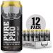 ABB Pure Pro 50 Post-Workout Recovery Protein Shake 15 oz Bottles, 12 Count - Vanilla Flavored, HI-Protein, Muscle Builder, Low Fat, Low Sugar - Ready to Drink - Buy Online on GoSupps.com