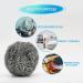Pro-Kitchen (12 Count) 50 Gram Stainless Steel Scrubber Steel Wool Scrubber Metal Scourer for Cleaning Dishes Stoves Pots Pan Cooker Hoods Removes Tough Grime in Your Kitchen and Bathroom - Buy Online on GoSupps.com